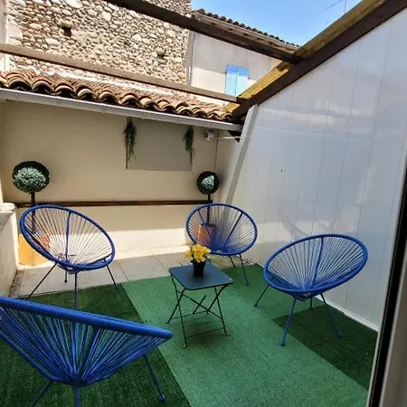 펜션 Maison De Village Avec Patio Bonnac (Ariege)